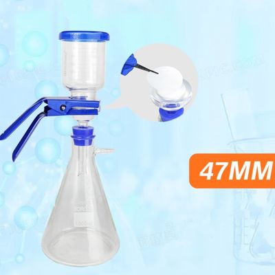 0.22μm 47mm Hydrophobic PVDF Membrane Filter Disc Non sterile 50/Pk