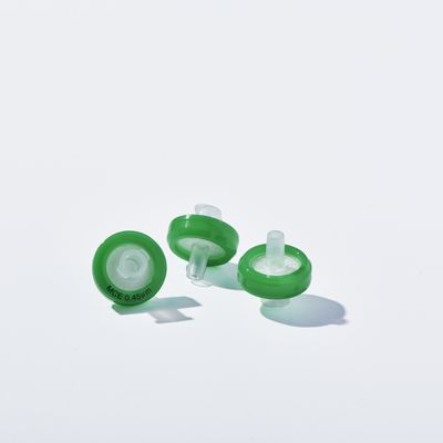 Medical MCE Laboratory Syringe Filters Hydrophilic 25mm 0.45 Micron Syringe Filter