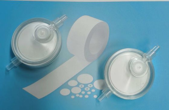 Disposable In-Line IV Filter With Infusion Tube Inlet / Outlet Connections