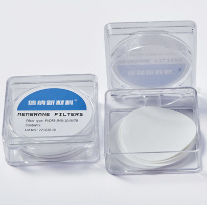 0.45 Micron PVDF Membrane Disc Filter Hydrophobic Polyvinylidene Fluoride Filter