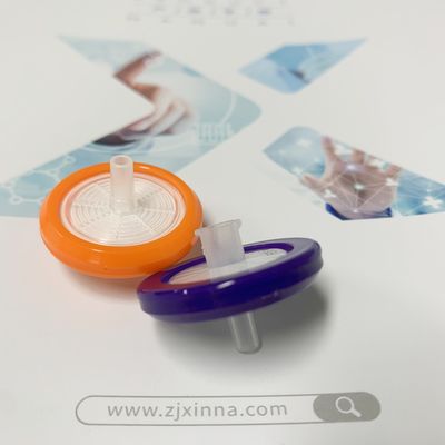 Laboratory Hydrophilic PVDF Syringe Filters 0.22μM 25mm
