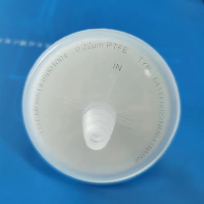 50mm PTFE Hydrophobic Air Vent Filter Unidirectional Airflow To Protect Medical Or Lab Equipments