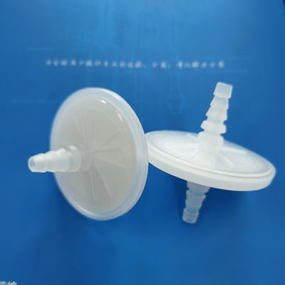 50mm PTFE Hydrophobic Air Vent Filter Unidirectional Airflow To Protect Medical Or Lab Equipments