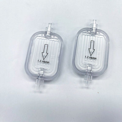 In-line IV Filter With  Hydrophilic PES-pp 1.2μm and Hydrophobic PTFE 0.45μm