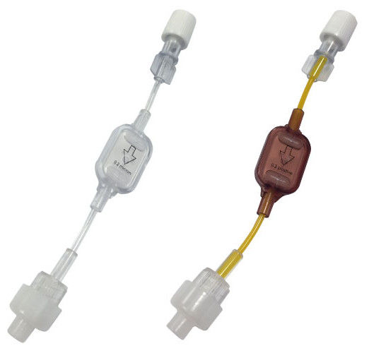 Medical Double Deck Square in-line intravenous filter Liquid Filtration And Automatic Air Venting