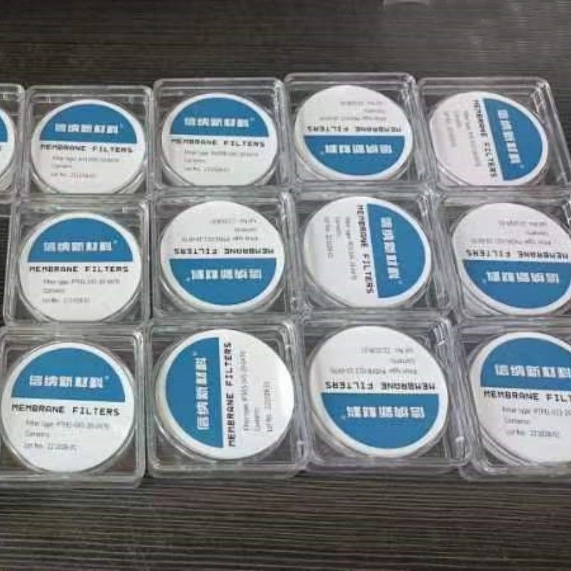 Lab Membrane Disc Filter Hydrophobic PVDF 0.22 Micron Filter For Air Venting