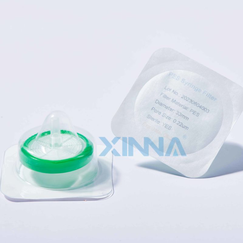 Hydrophilic PES Laboratory Syringe Filters High Flow Filtration Consumables