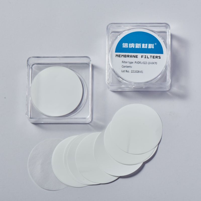 0.22μm 47mm Hydrophobic PVDF Membrane Filter Disc Non sterile 50/Pk
