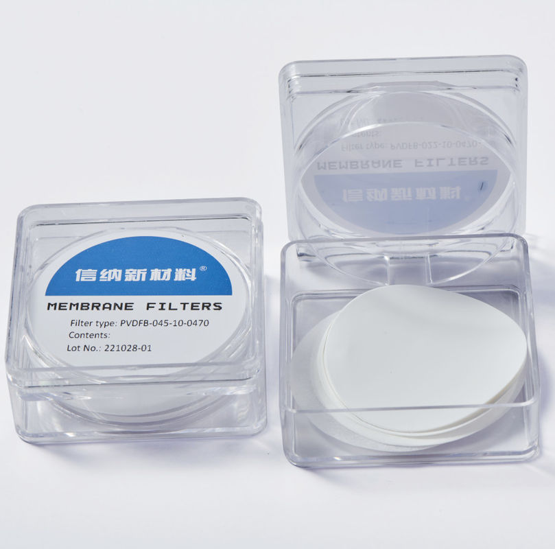 0.45 Micron PVDF Membrane Disc Filter Hydrophobic Polyvinylidene Fluoride Filter