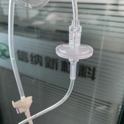 Membranas de PP de 0,22 micrones IV filtro retención de partículas grandes para uso médico y de laboratorio