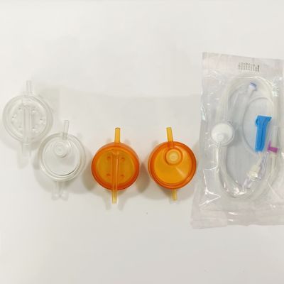 Filtros de perfusión de disco de microporo en línea IV con deslizamiento de entrada y salida de Luer estándar