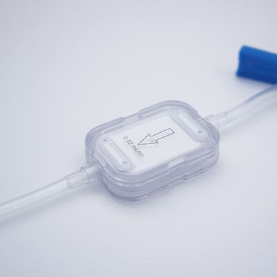 XINNA Medical IV Infusión en línea 0.22um y 0.5um Filtro de microporos